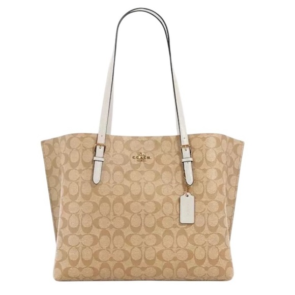 EUC Coach Mollie Tote Bag In Signature Canvas